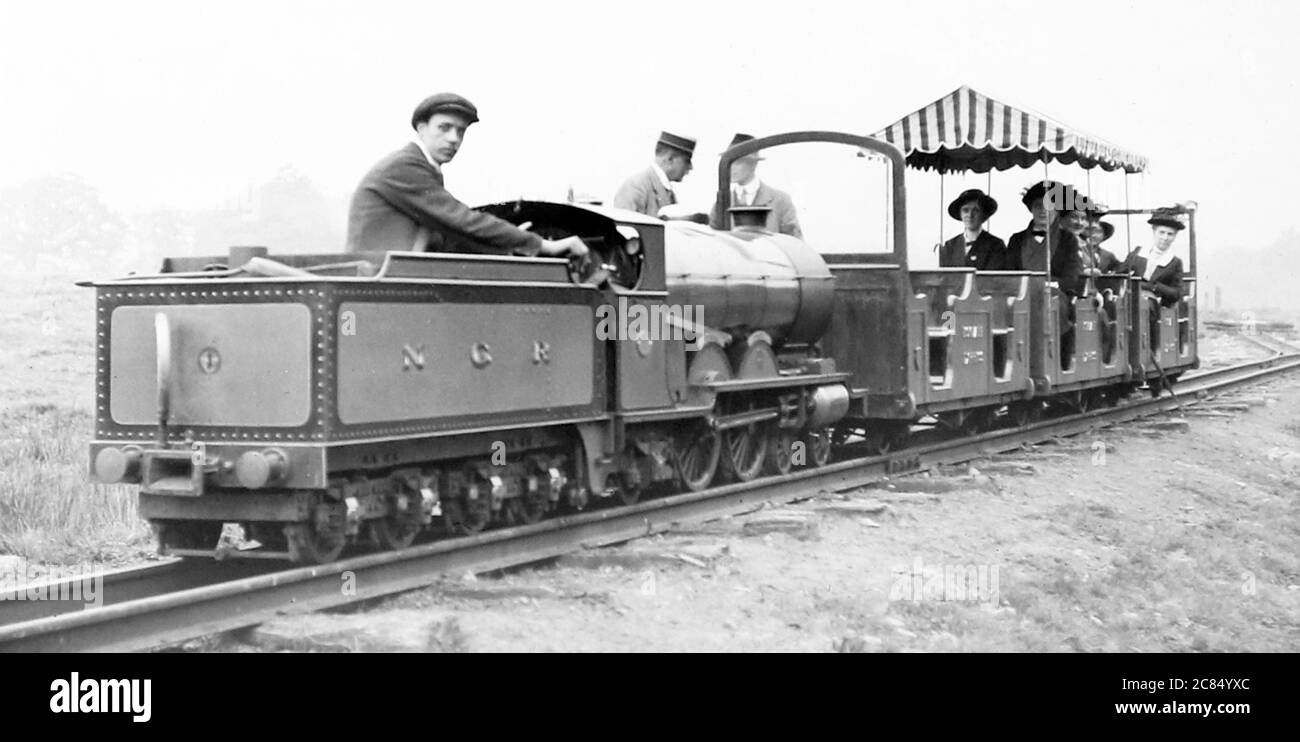Sans Pareil sulla Ravenglass e Eskdale Railway, all'inizio del 1900 Foto Stock