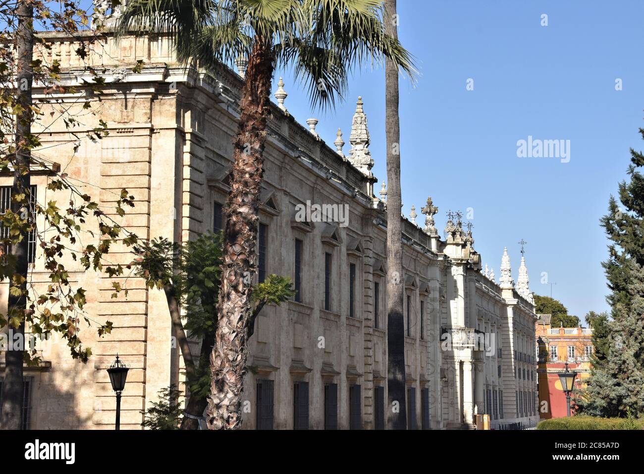 Edificio a Siviglia Foto Stock