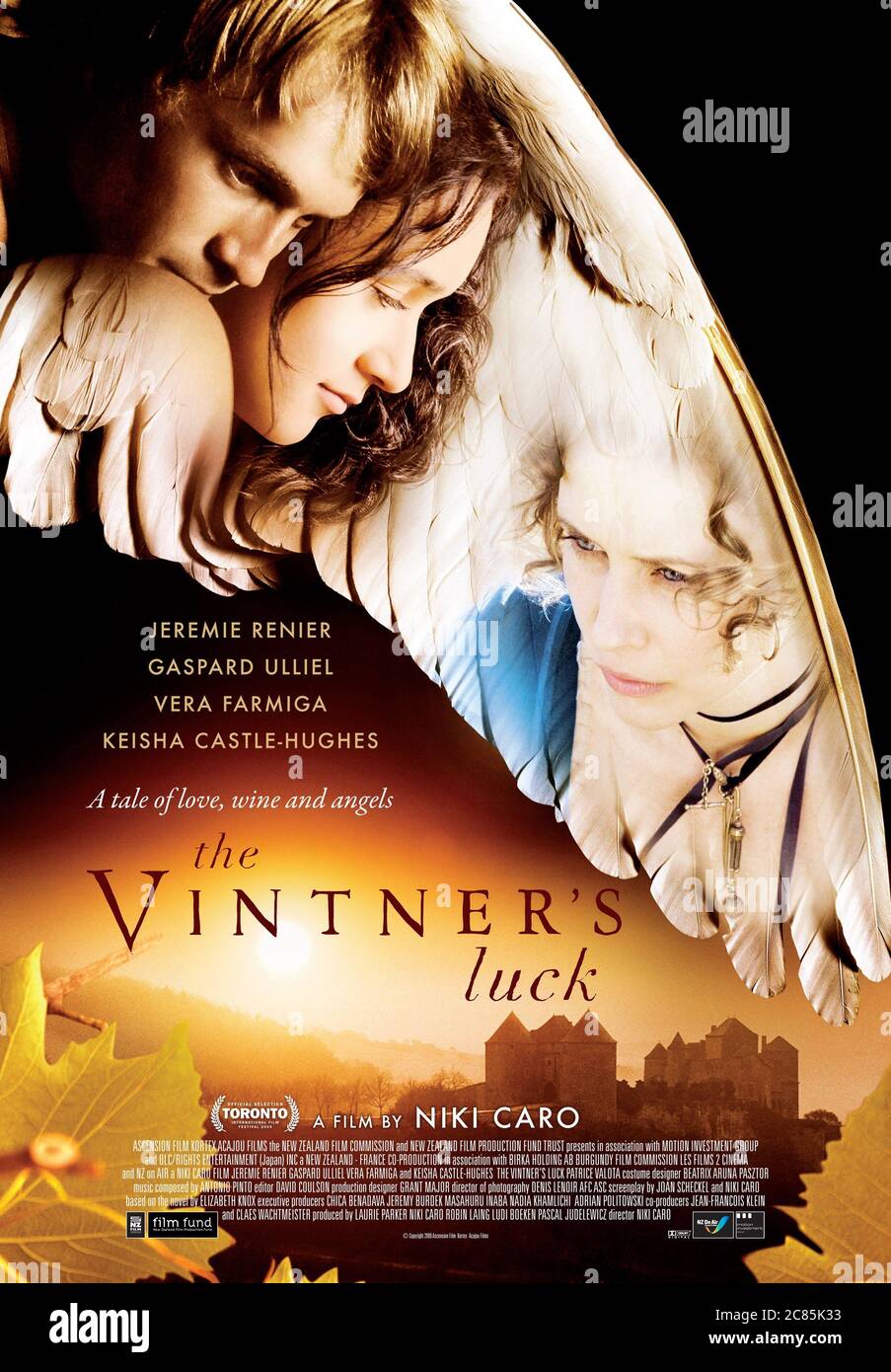 Anno della fortuna del Vintner : 2009 Francia / Nuova Zelanda regista : Niki Caro Movie poster (NZ) Foto Stock