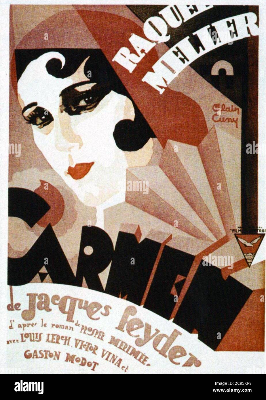 Carmen anno : 1926 Francia Direttore : Jacques Feyder poster francese Foto Stock