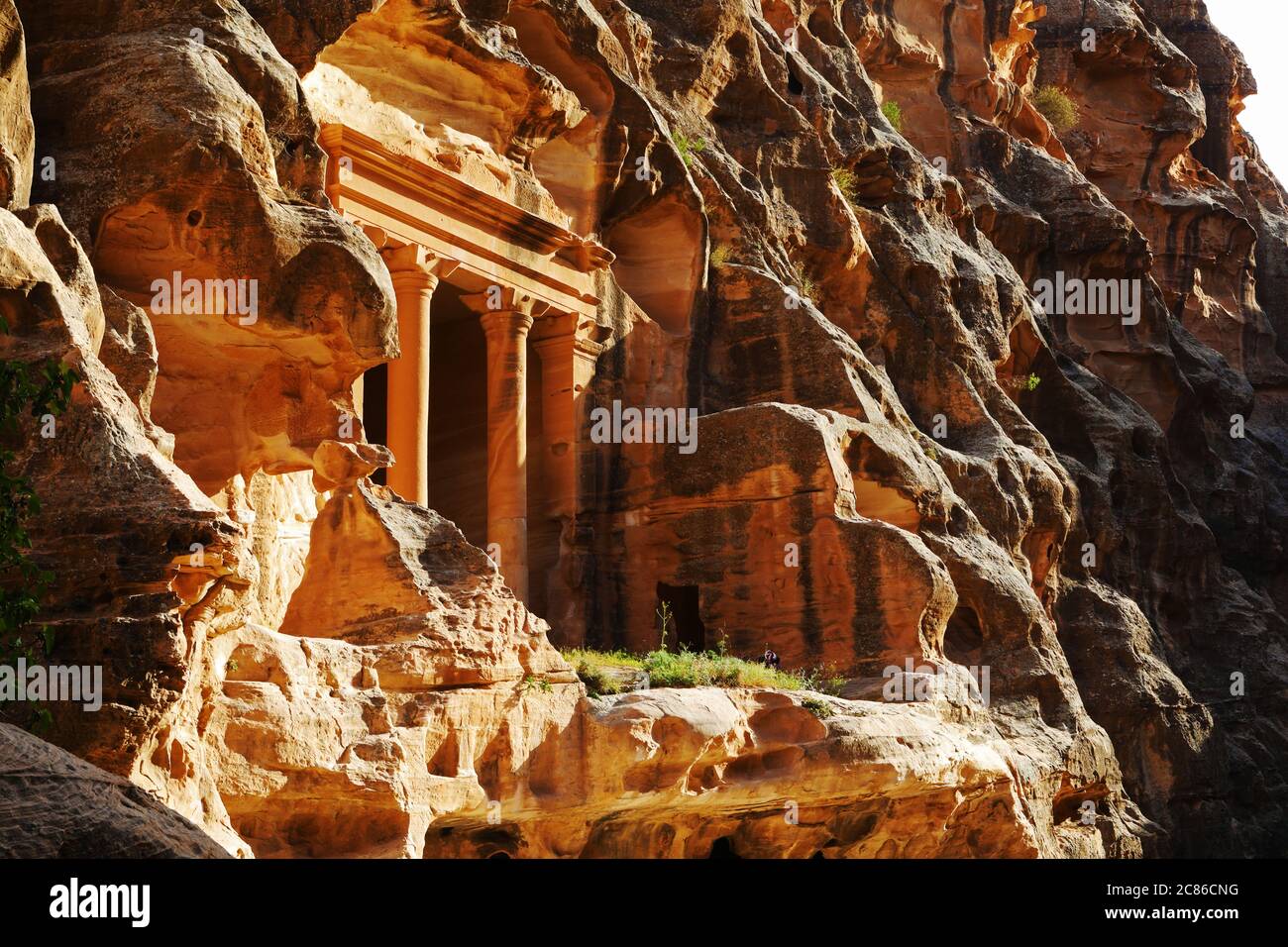 Tempio di piccola Petra, Giordania Foto Stock