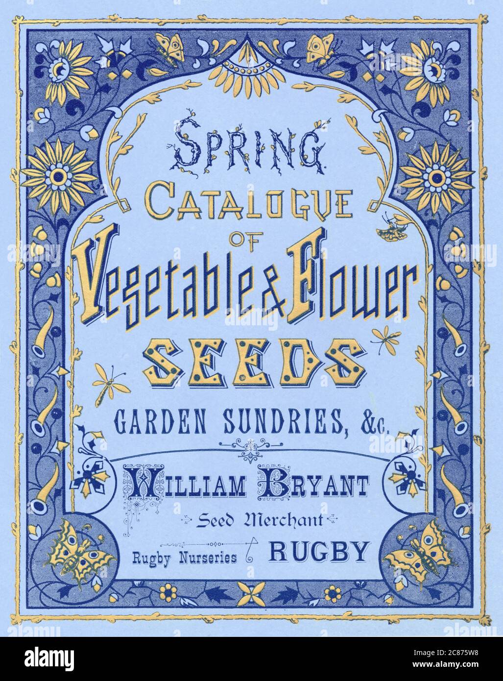 COPERCHIO DEL CATALOGO SEMI Foto Stock