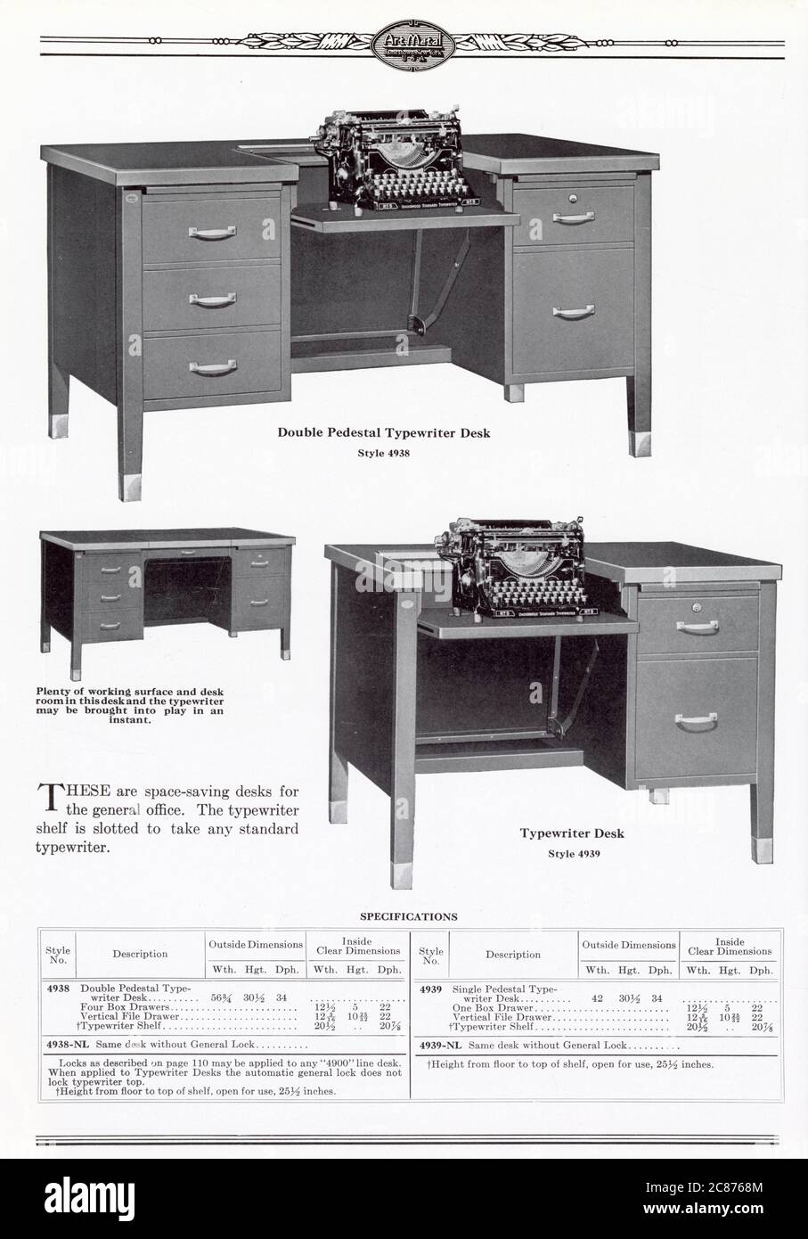 Art Metal Steel Office Equipment, Jamestown, New York, USA Foto Stock