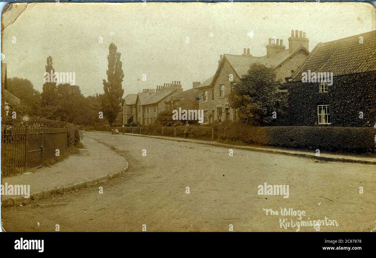 The Village, Kirby Misperton, Pickering, Ryedale , Yorkshire, Inghilterra. Foto Stock