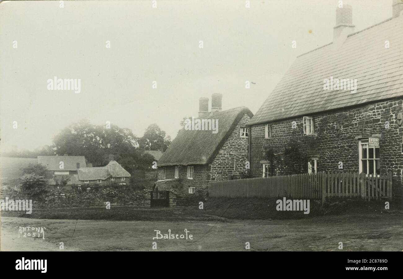 Shutford Road, Balscote, Banbury, Wroxton, Oxfordshire, Inghilterra. Foto Stock