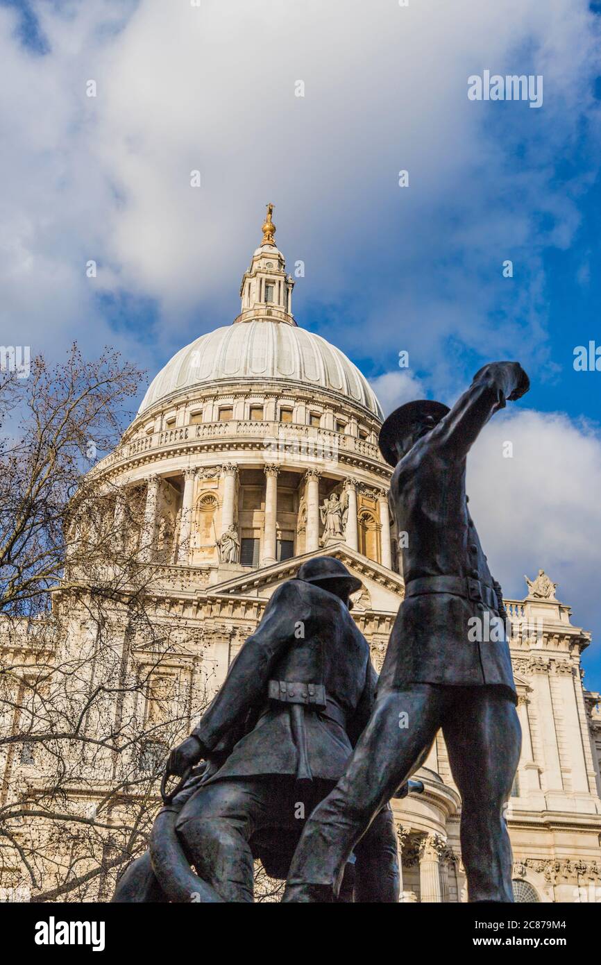 Una tipica vista in Londra Foto Stock