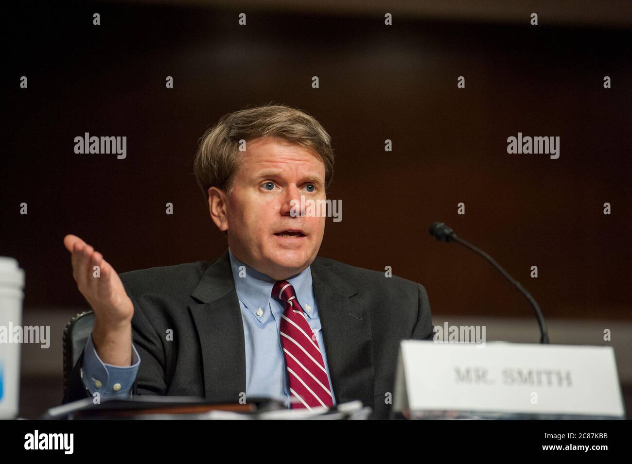 Washington, Stati Uniti d'America. 21 luglio 2020. Andrew Smith, direttore, Bureau of Consumer Protection, Federal Trade Commission appare davanti a un Comitato del Senato degli Stati Uniti per il Commercio, la Scienza e i Trasporti udendo 'proteggere gli Americani da COVID-19 Scams' nel Dirksen Senato Ufficio edificio a Capitol Hill a Washington, DC., Martedì 21 luglio 2020. Credit: Rod Lamkey/CNP | Use worldwide Credit: dpa/Alamy Live News Foto Stock