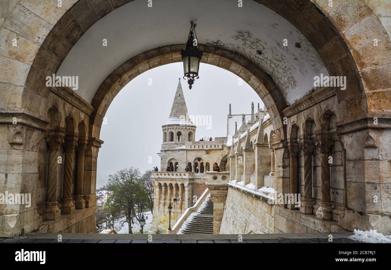 Bastione del Pescatore, Budapest Foto Stock