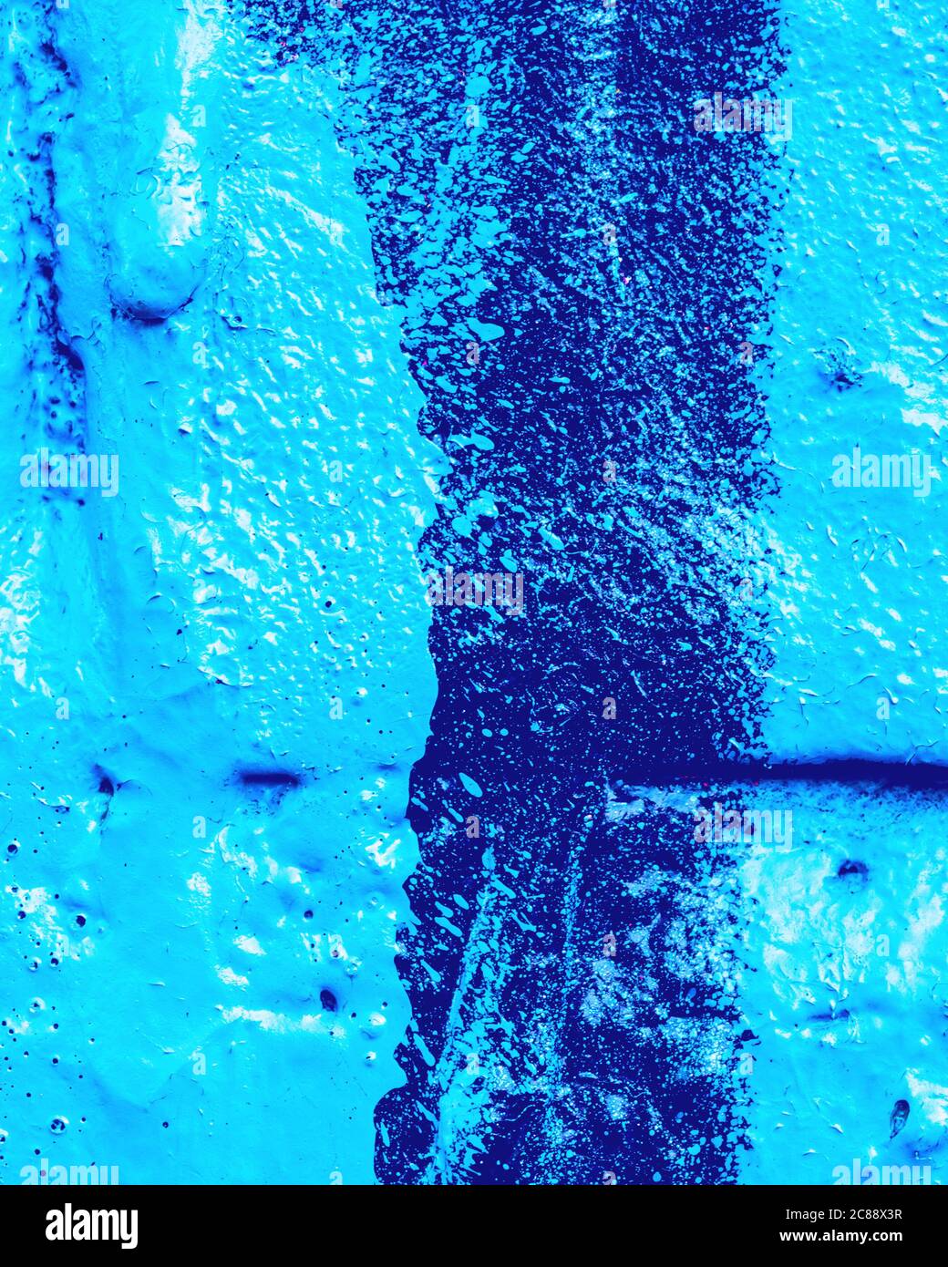 Frammento di graffiti colorati dipinta su un muro. Luminoso sfondo astratto per la progettazione. Foto Stock
