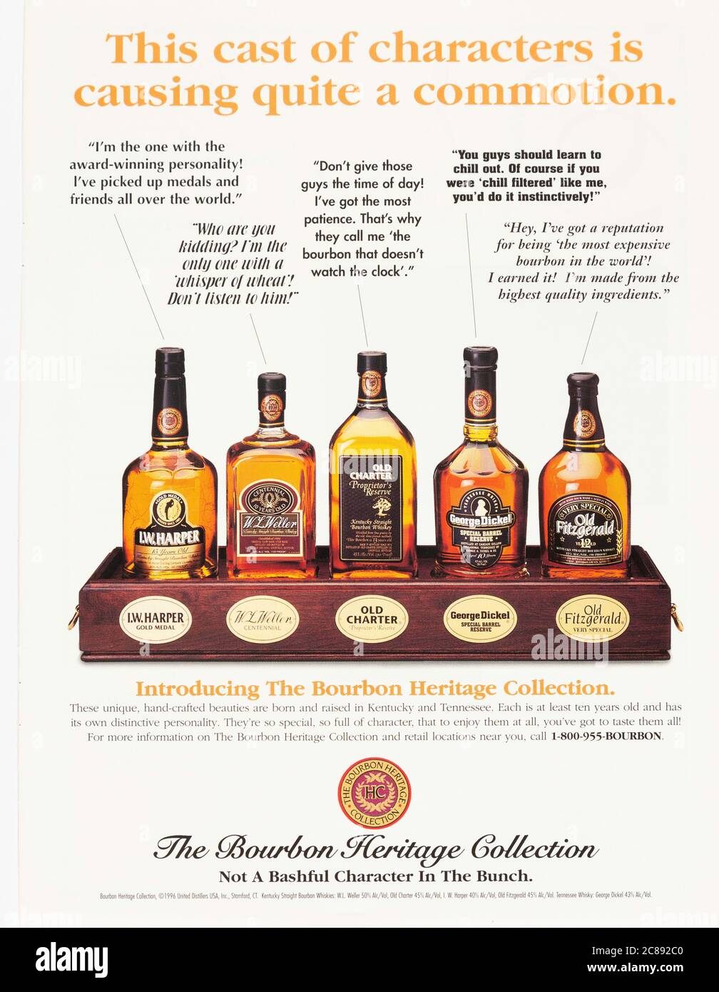 1990 Magazine Advertising, USA Foto Stock