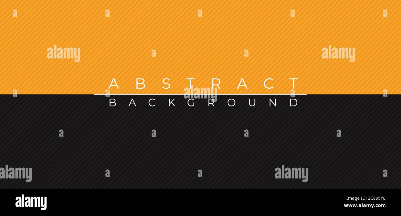 Modello sovrapposizione forma d'onda disegno minimo stile giallo e nero. Illustrazione vettoriale. Illustrazione Vettoriale