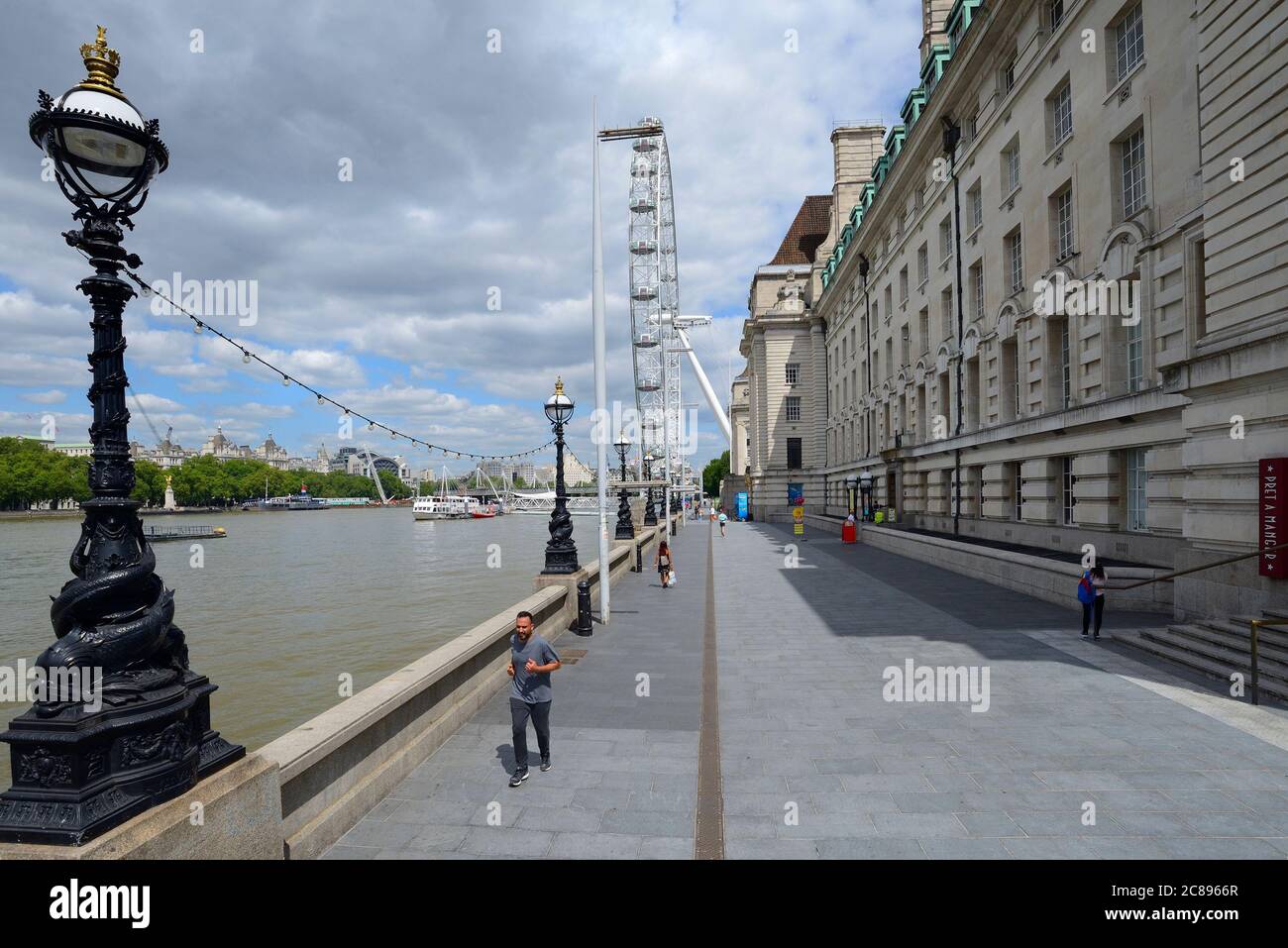 Londra, Inghilterra, Regno Unito. La Banca del Sud ha abbandonato la sua presenza durante la pandemia del COVID-19. Luglio 2020. Foto Stock