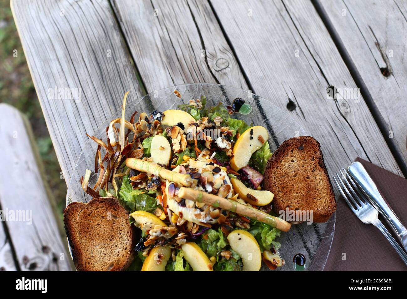 Mangiare sano nel sud della Francia Foto Stock
