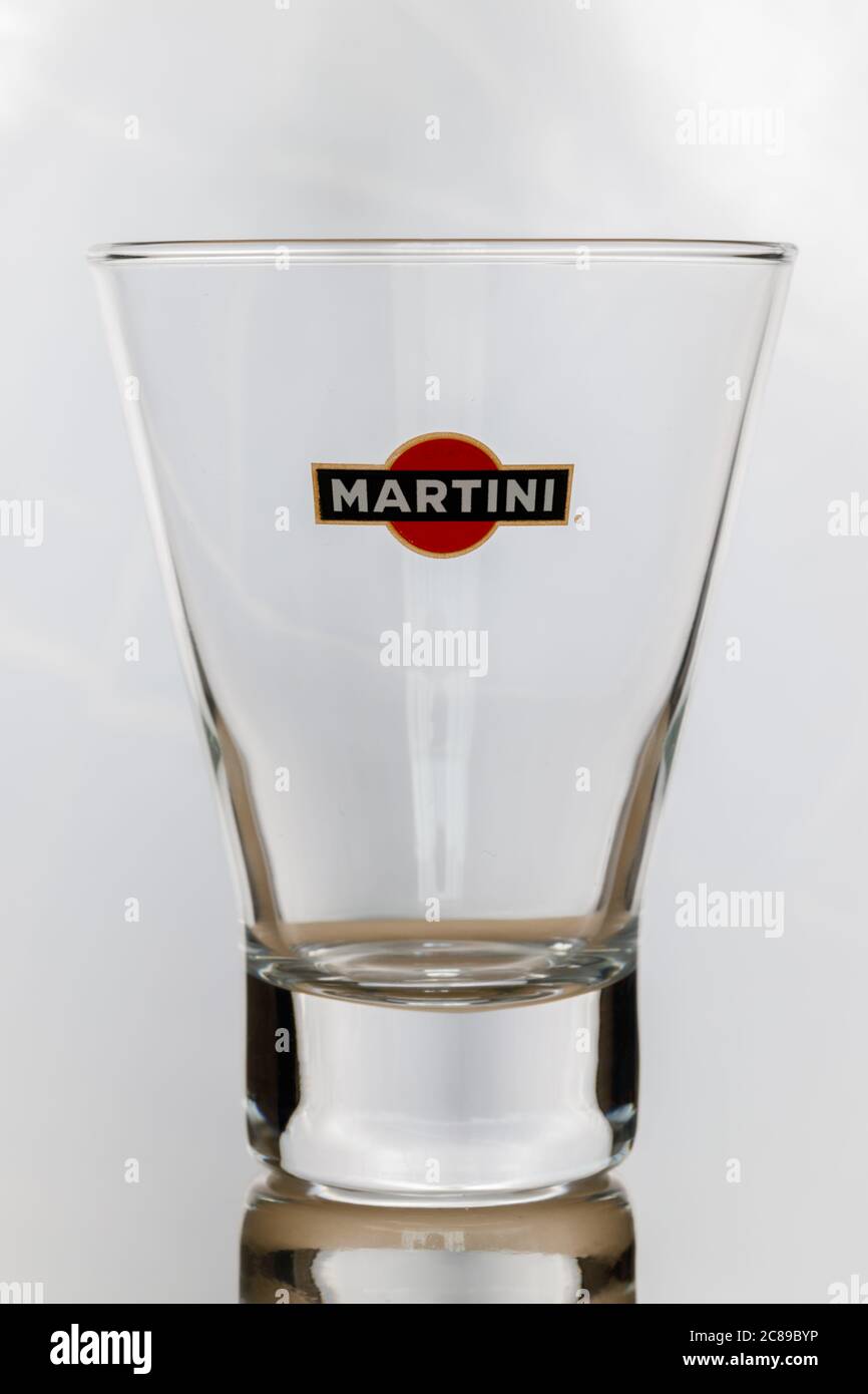 Bicchieri Martini vintage Foto stock - Alamy