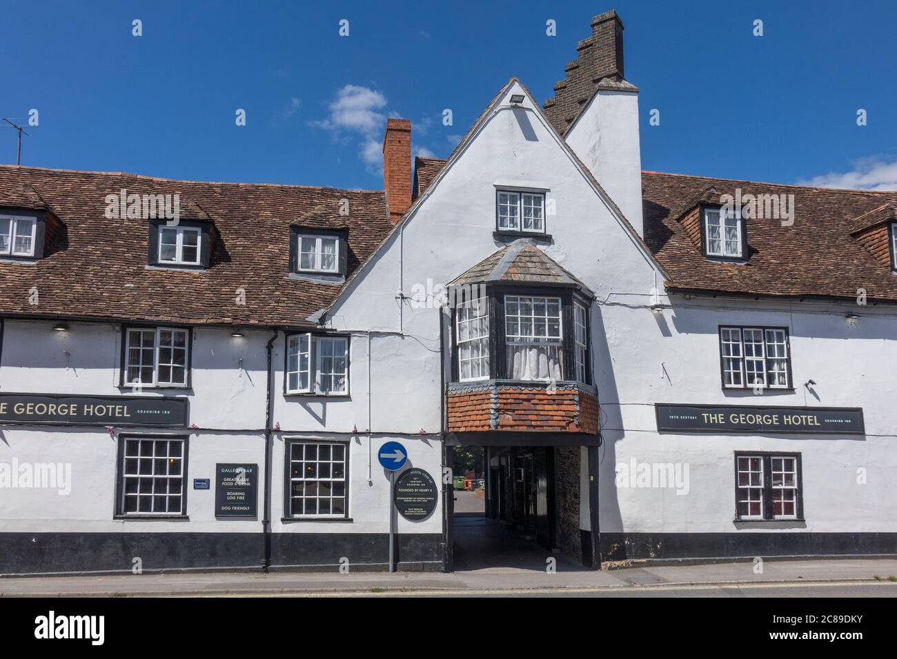 England, Wiltshire, Amesbury, George hotel Foto Stock