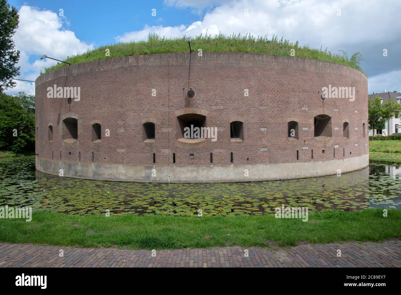 Il Fort Ossenmarkt a Weesp Paesi Bassi 20-7-2020 Foto Stock