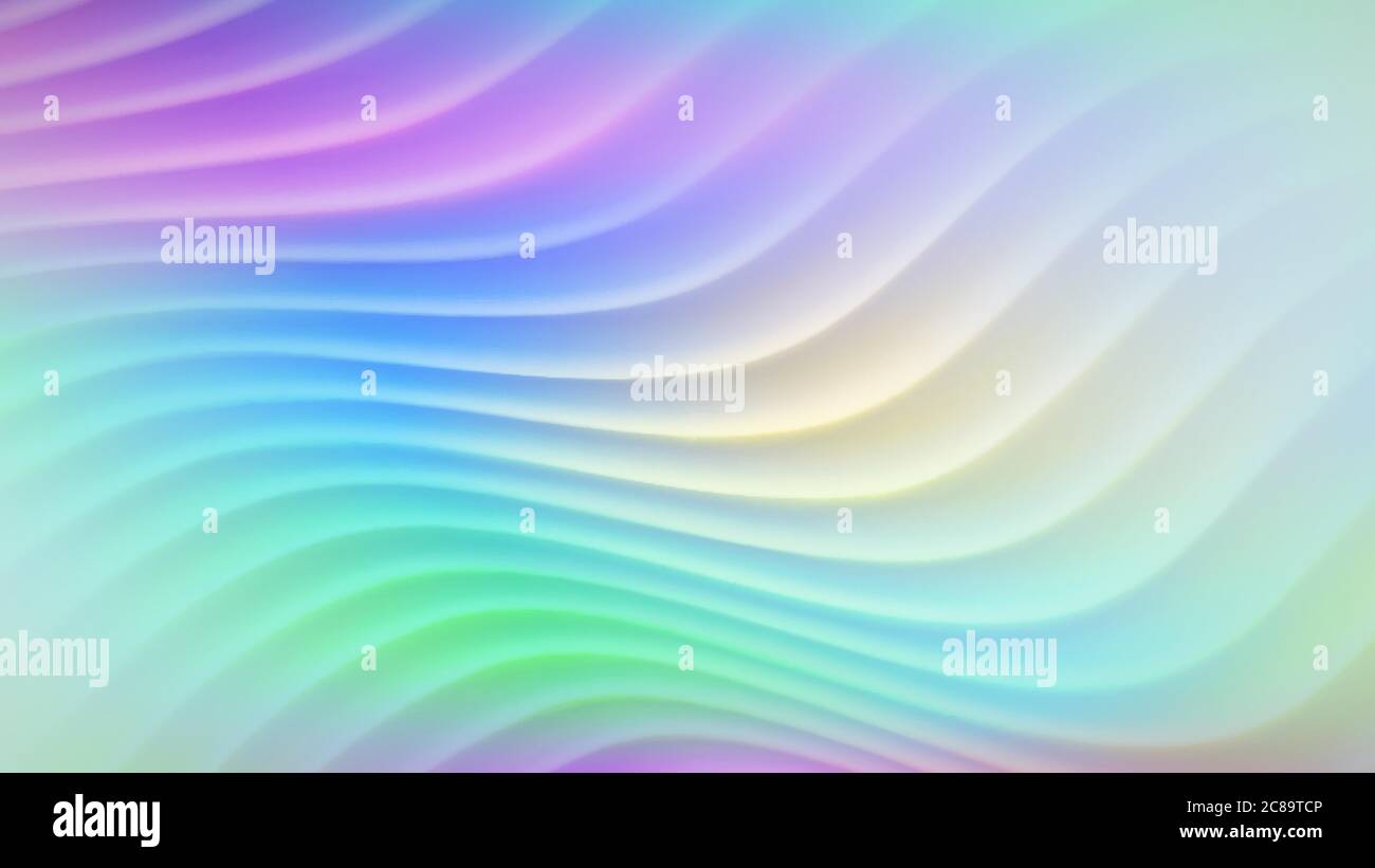 Sfondo astratto con linee ondulate in vari colori di sfumatura Illustrazione Vettoriale