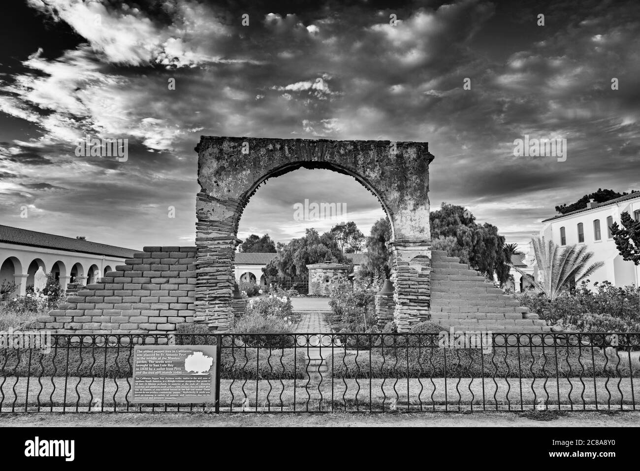 Missione San Luis Rey, Oceanside, California, USA Foto Stock Missione San Luis Rey, Oceanside, California, USA Foto Stock