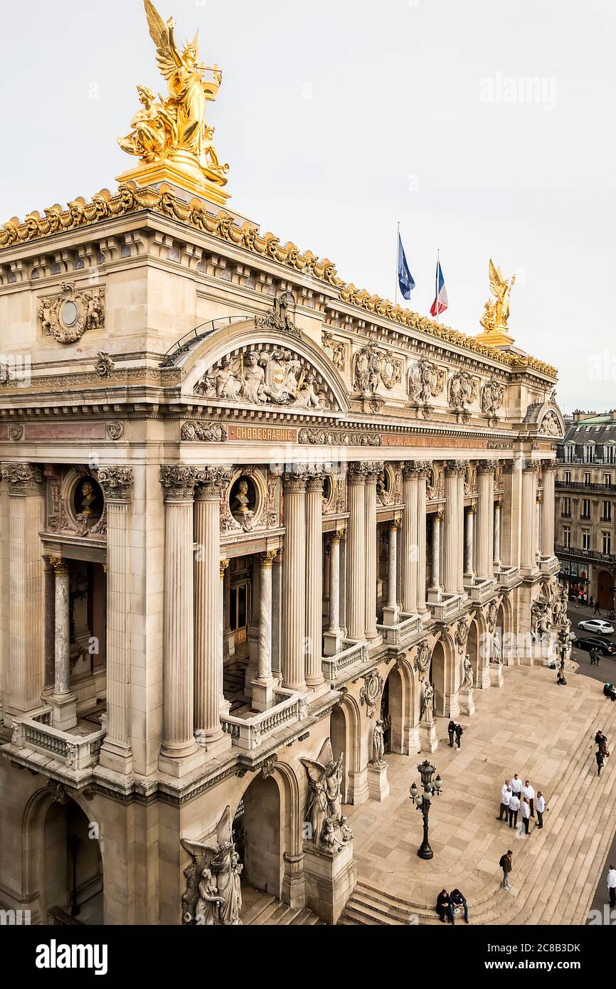 Palais Garnier o Opéra Garnier, Teatro dell'Opera, Parigi, Francia Foto Stock