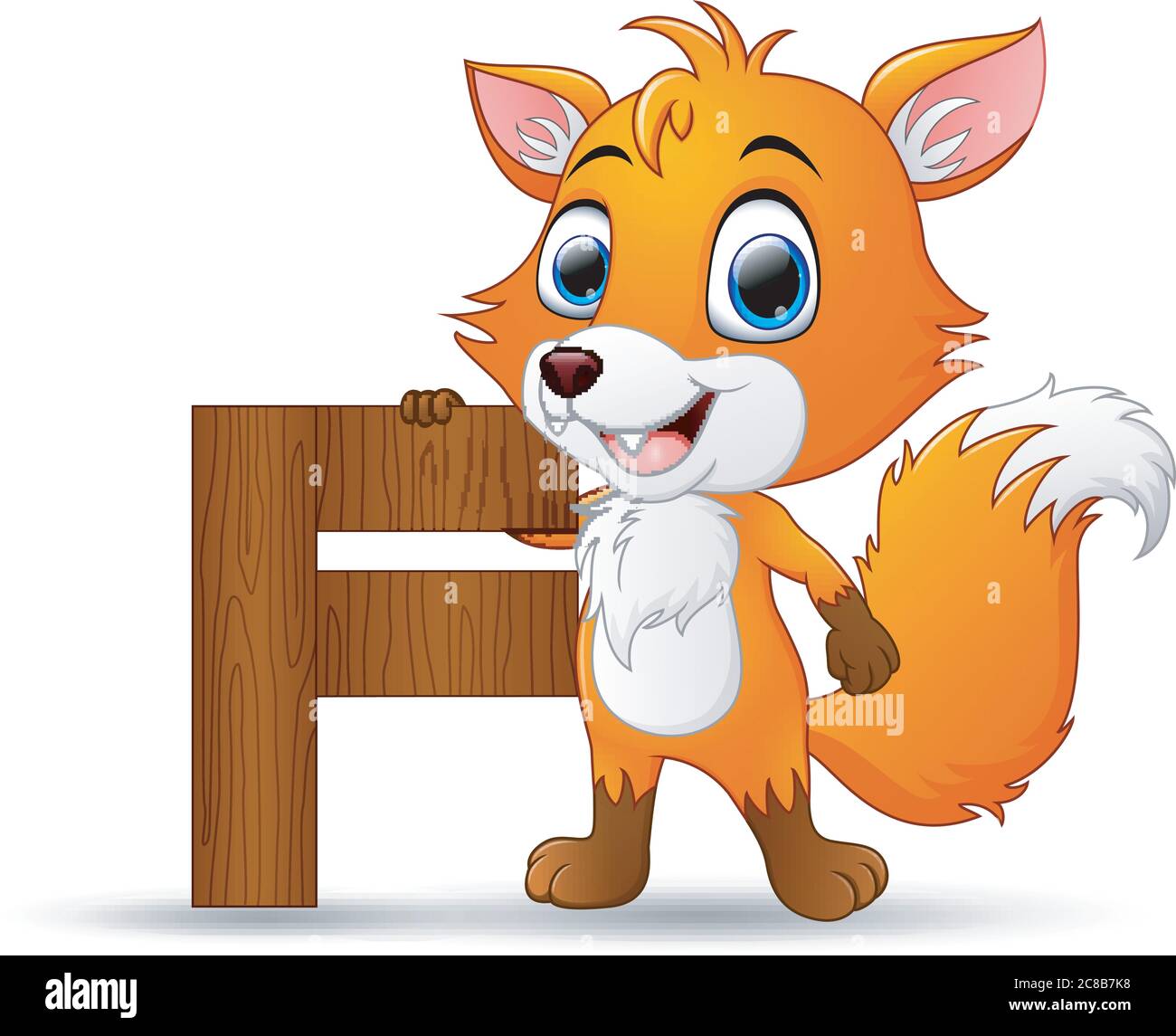 Alfabeto F con cartoni animati Fox Immagine e Vettoriale - Alamy