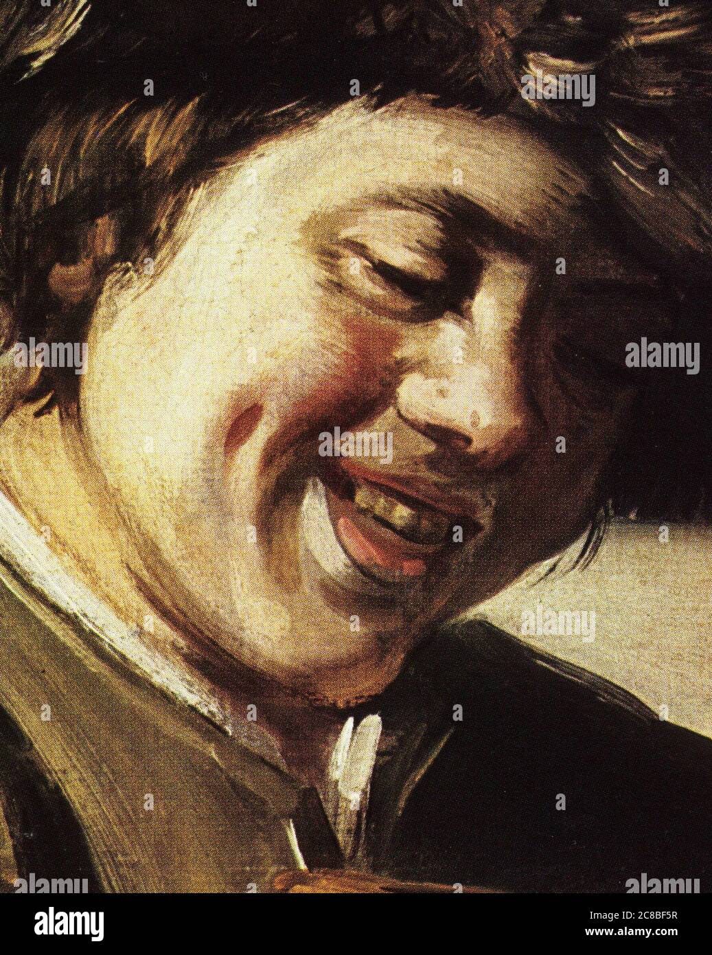 Frans Hals. 1585-1666. Le joyeux Buveur. Decoda. 69 x 58 cm Foto Stock