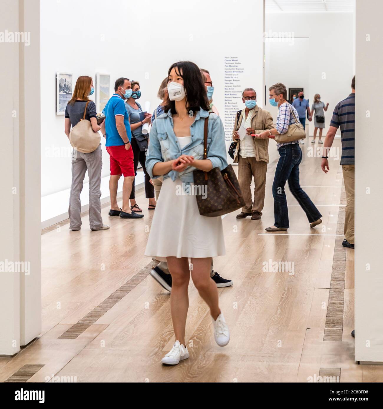 Edward Hopper Mostra presso la Fondazione Beyerler a Riehen, Svizzera Foto Stock