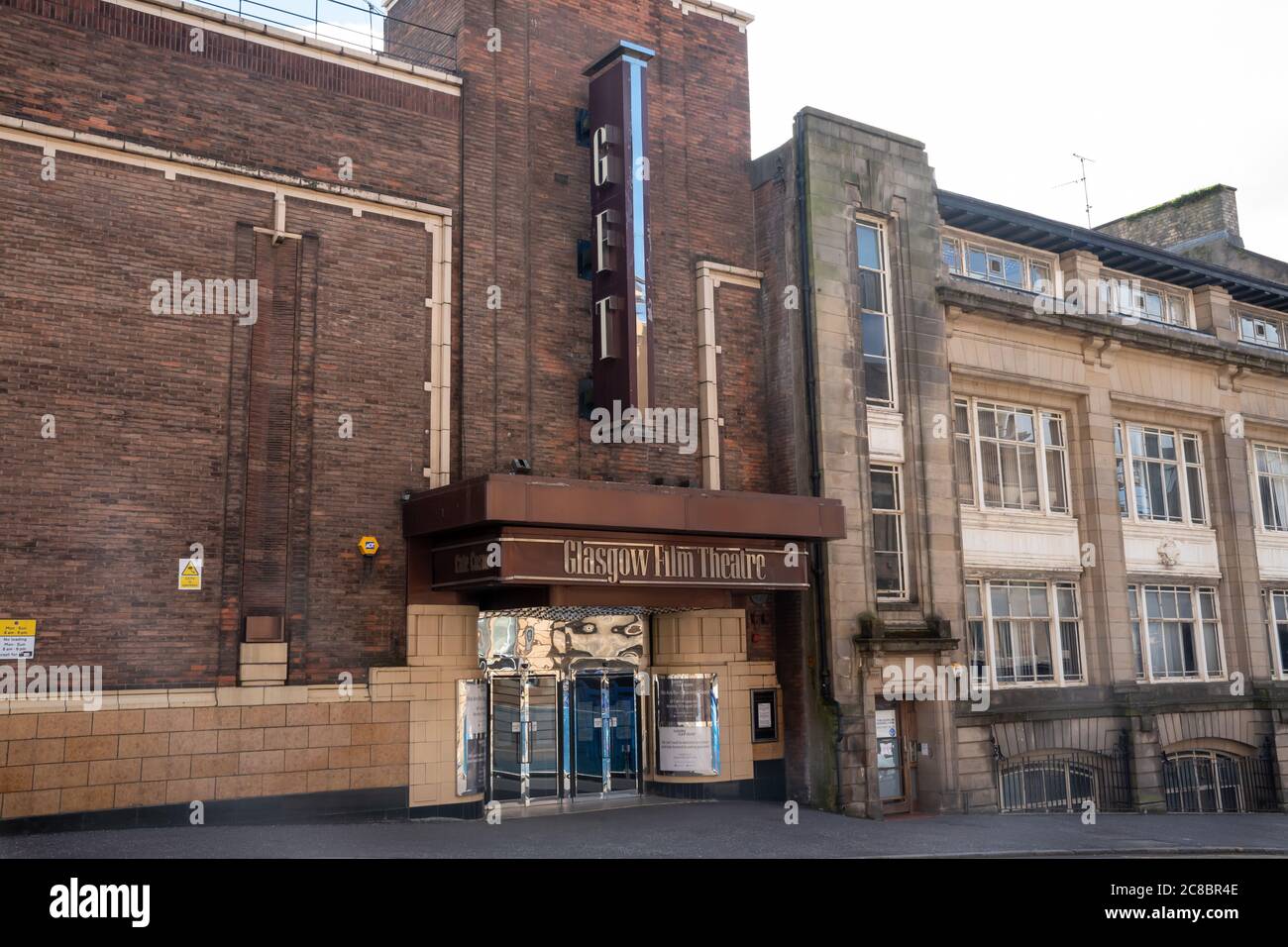 The Independent Glasgow Film Theatre conosciuto come The GFT on Rose Street, Glasgow, Scozia. Foto Stock