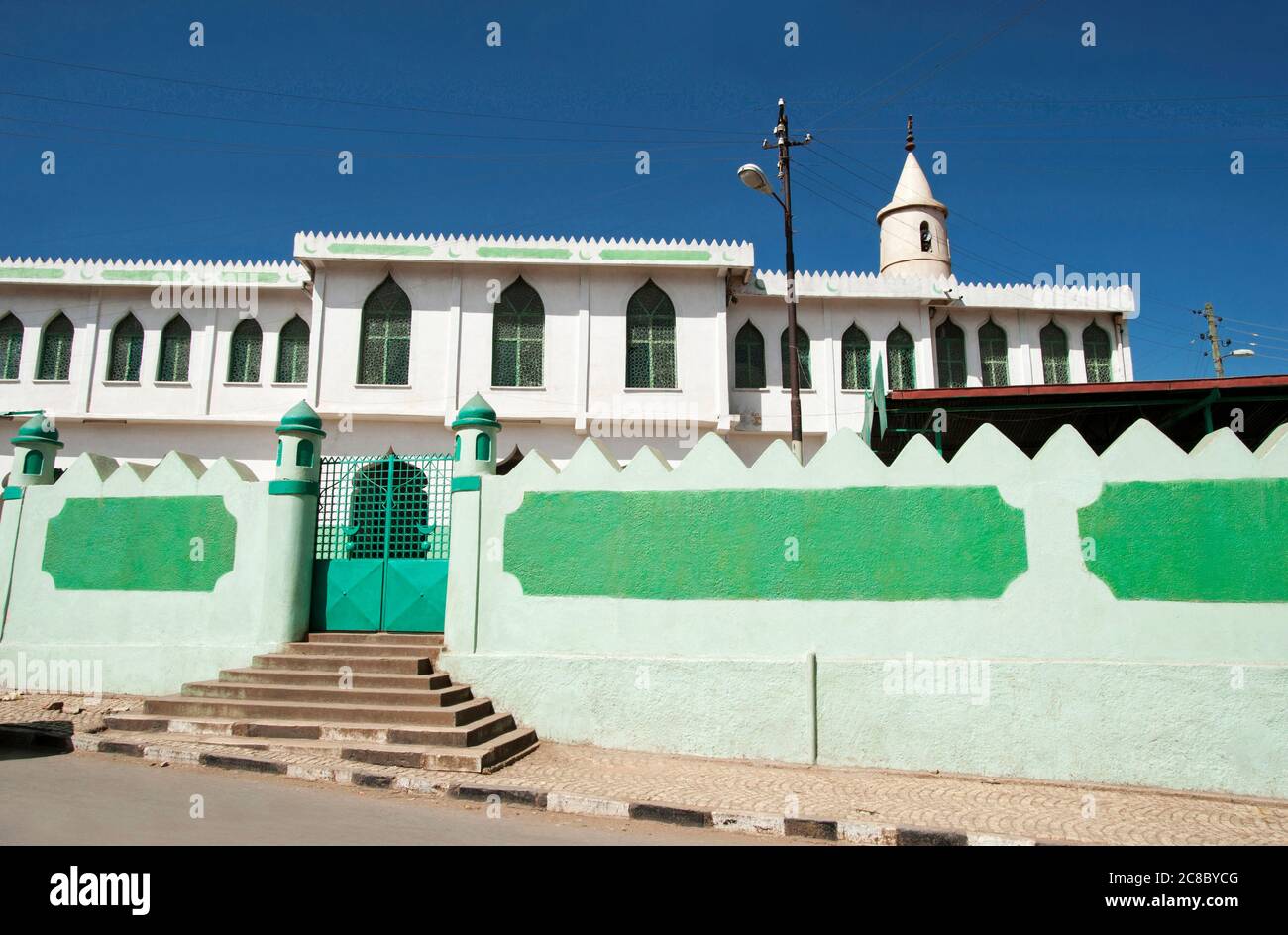 HARAR - ETIOPIA - 27 DICEMBRE 2012 famosa moschea ad Harar, Etiopia. Harar ha più di 80 moschee ed è parte del patrimonio mondiale Foto Stock