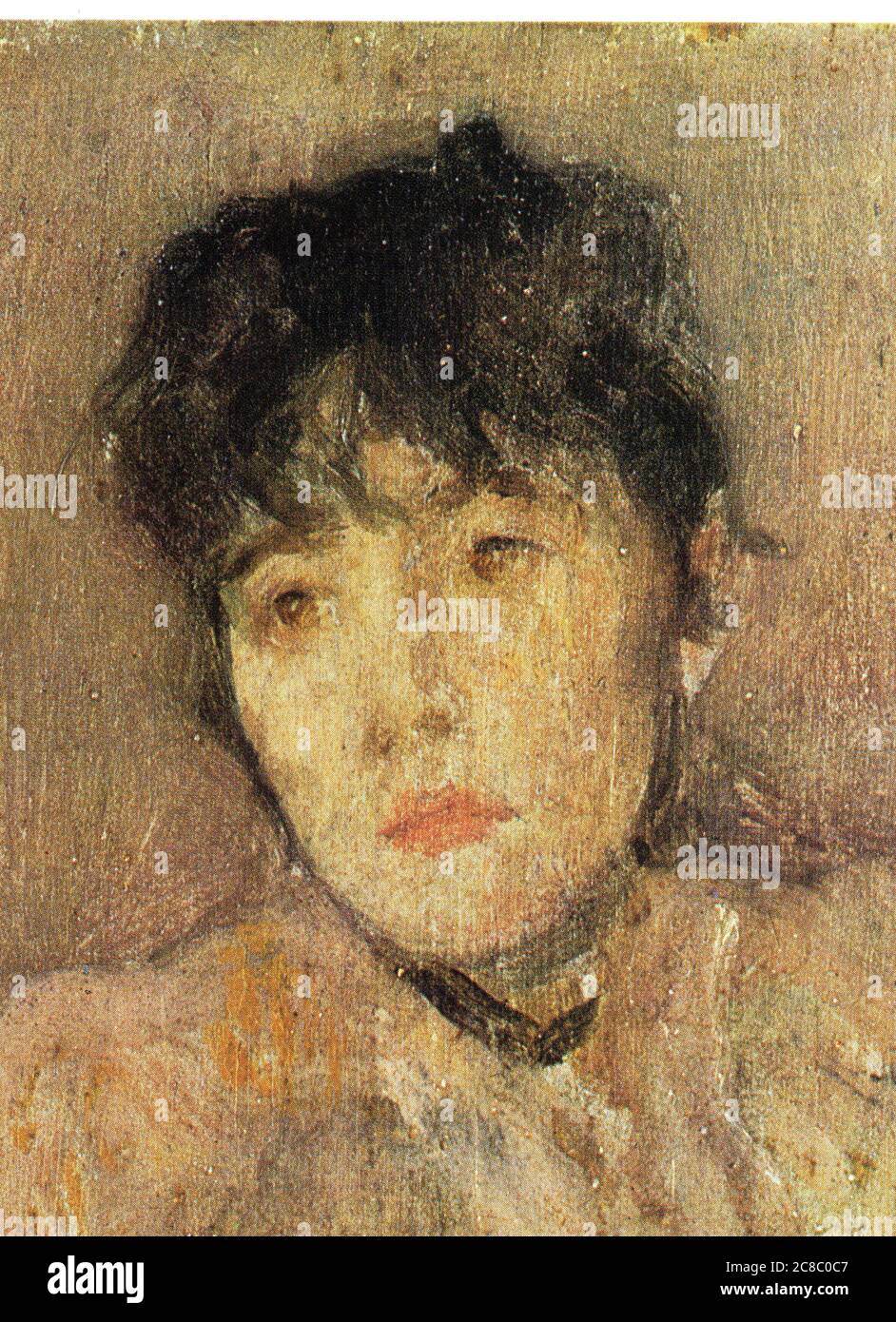 James Abbott Whistler (1834-1903). Rosa l'écharpe. 1892-1895. 25,7 x 18 cm Foto Stock