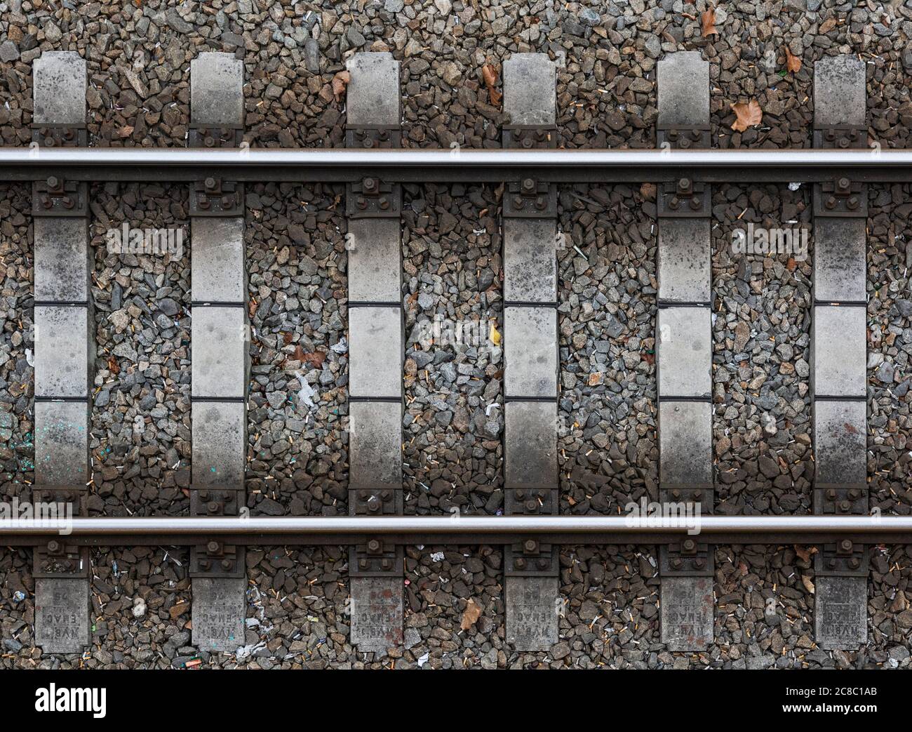 Binari ferroviari Foto Stock