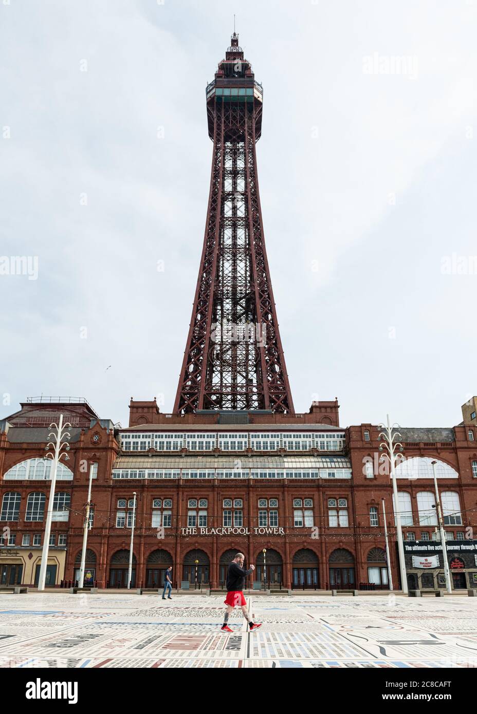 Blackpool, Covid 19 Lockdown. Foto Stock