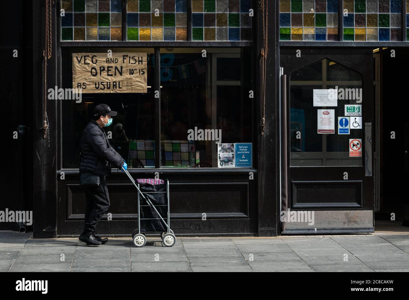 Blackpool, Covid 19 Lockdown. Foto Stock