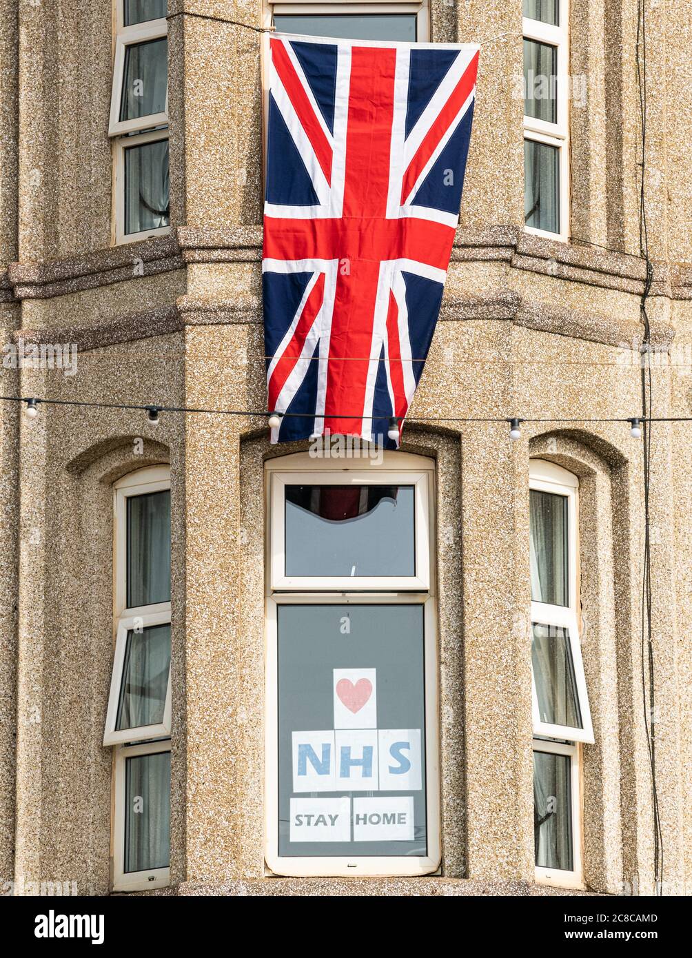 Blackpool, Covid 19 Lockdown. Foto Stock