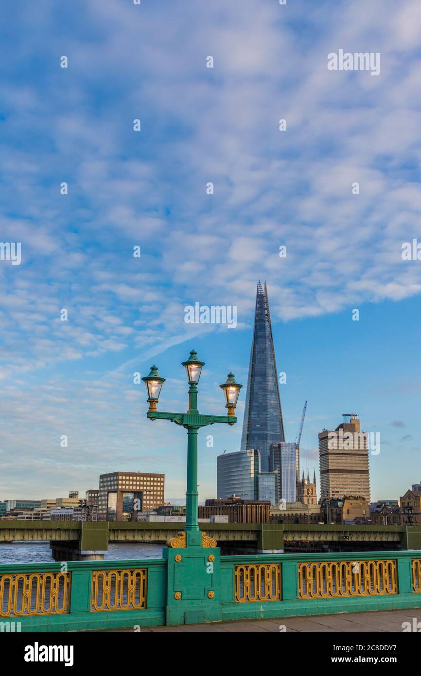 Una tipica vista in Londra Foto Stock