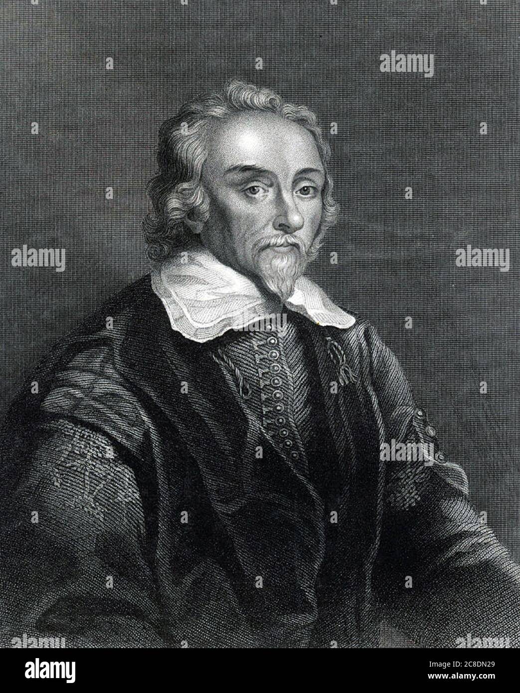 WILLIAM Harvey (1578-1657) medico inglese Foto Stock