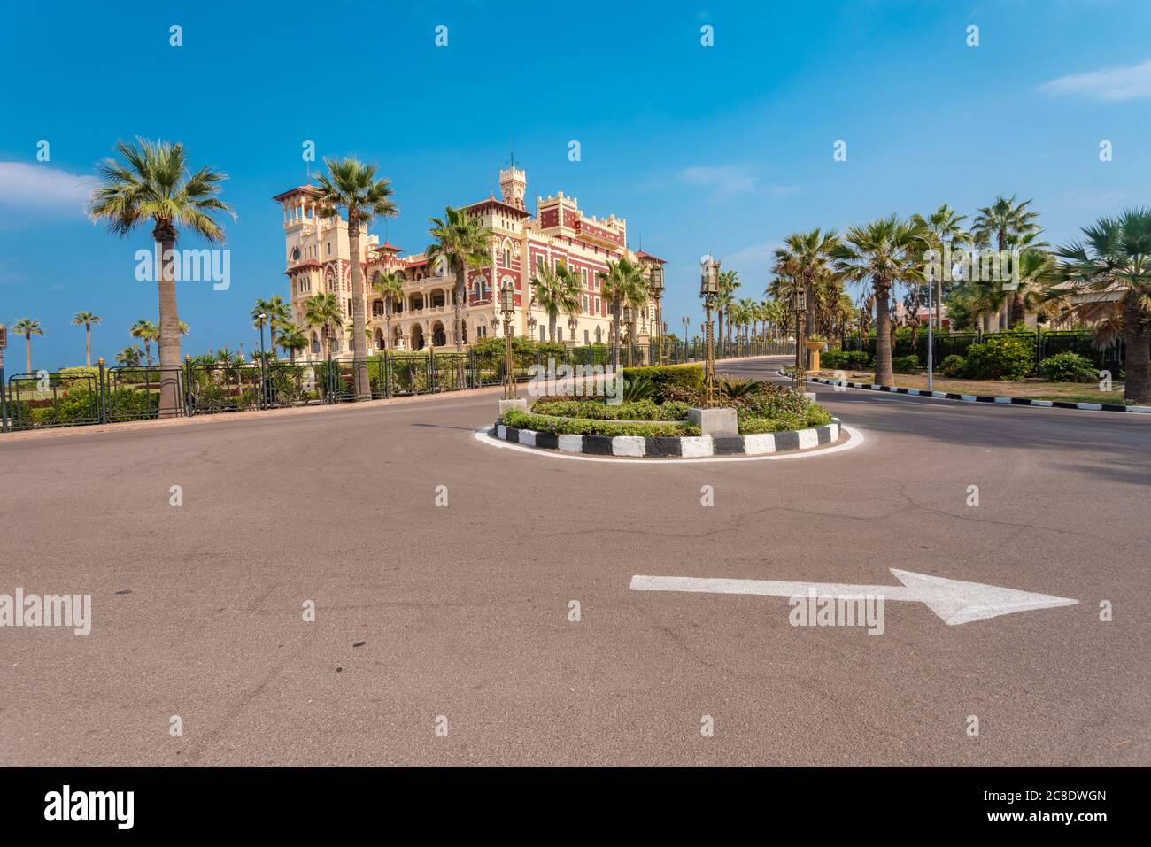 Egitto, Alessandria, Palazzo reale di Montaza Foto Stock
