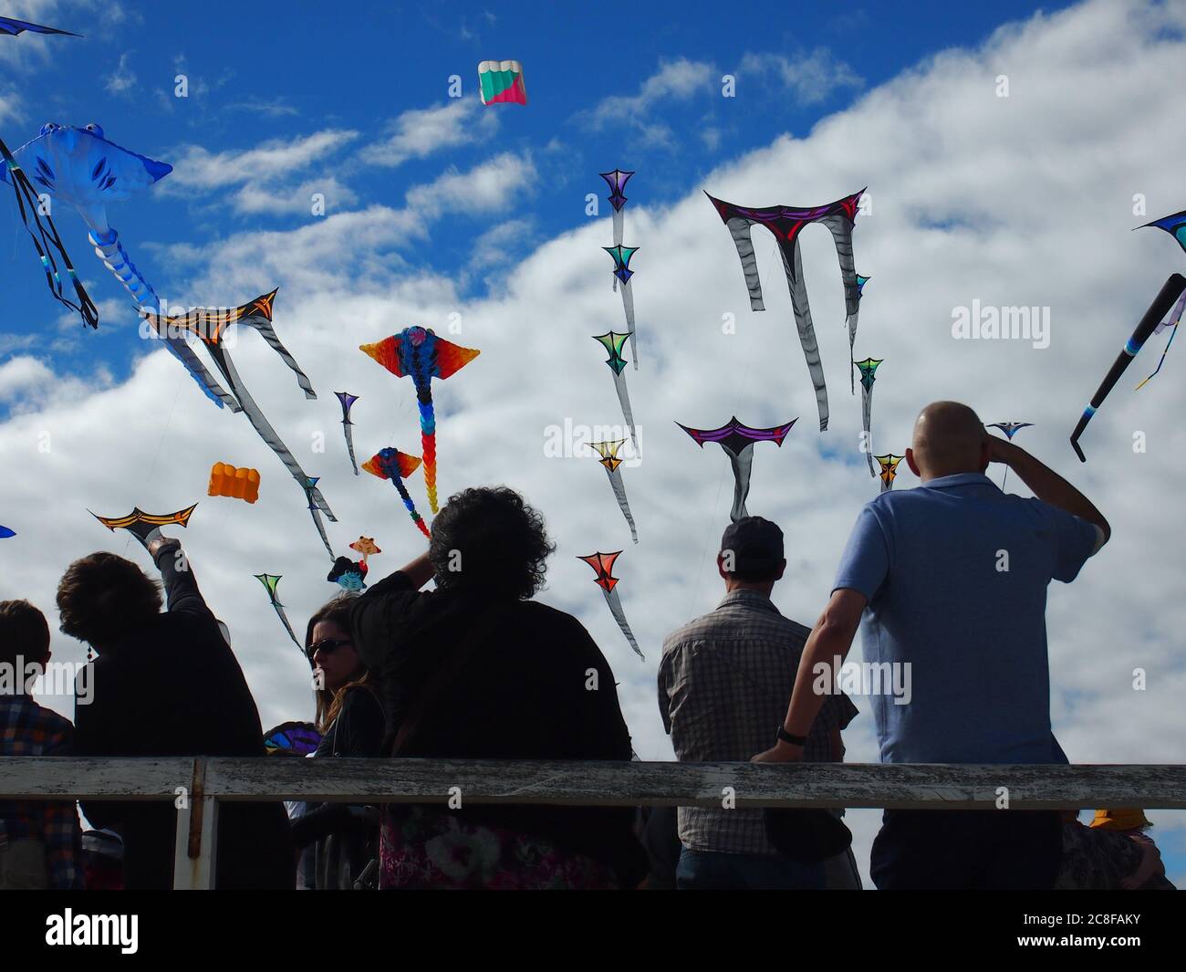 Kite festival, Semaphore, Australia del Sud Foto Stock