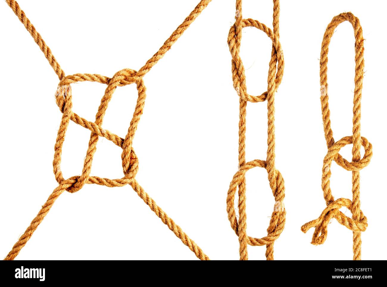 nodo di mare impostato Foto Stock