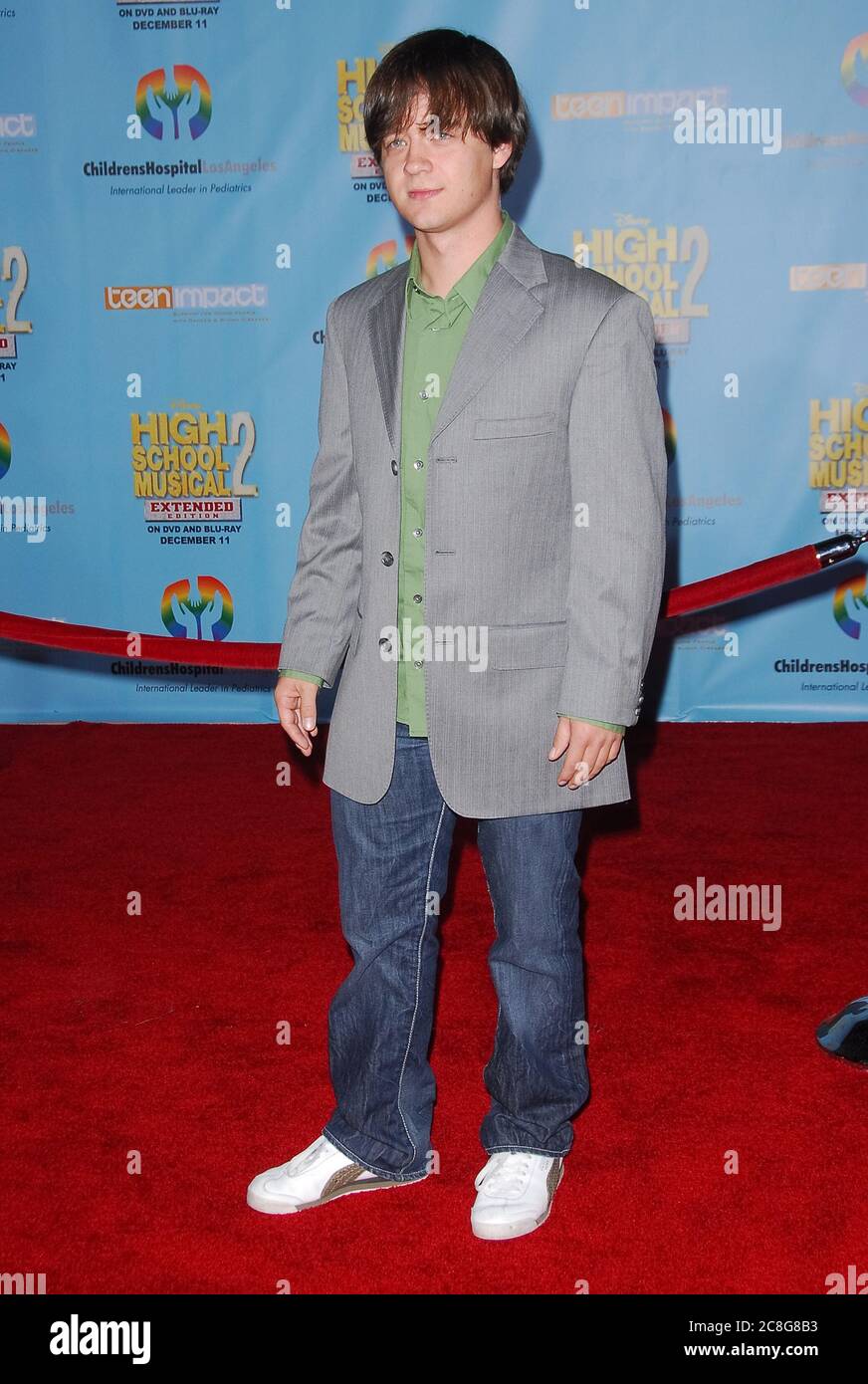 Jason Earles al High School Musical 2: Edizione estesa prima di uscita DVD tenuto al Teatro El Capitan di Hollywood, CA. L'evento si è svolto lunedì 19 novembre 2007. Photo by: SBM / PictureLux - file Reference N. 34006-11918SBMPLX Foto Stock