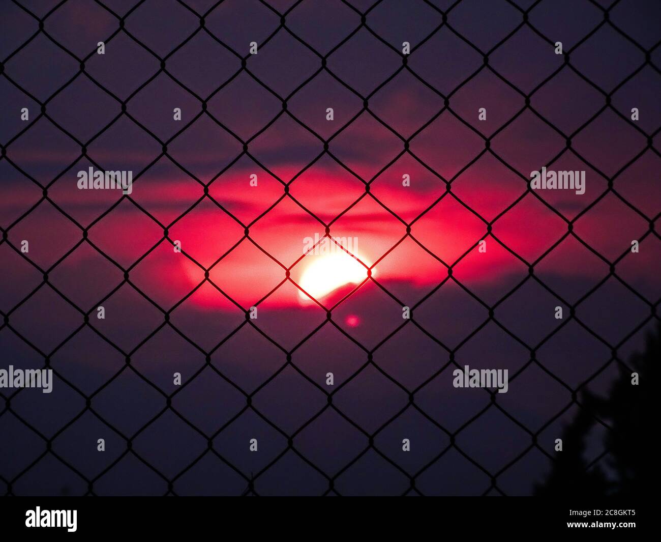 Guardare il tramonto è sempre una buona idea Foto Stock