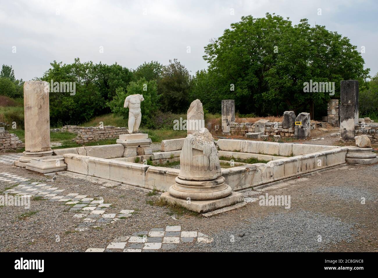 Aphrodisias era una antica città greca in Anatolia occidentale ,Aydin,Turchia Foto Stock