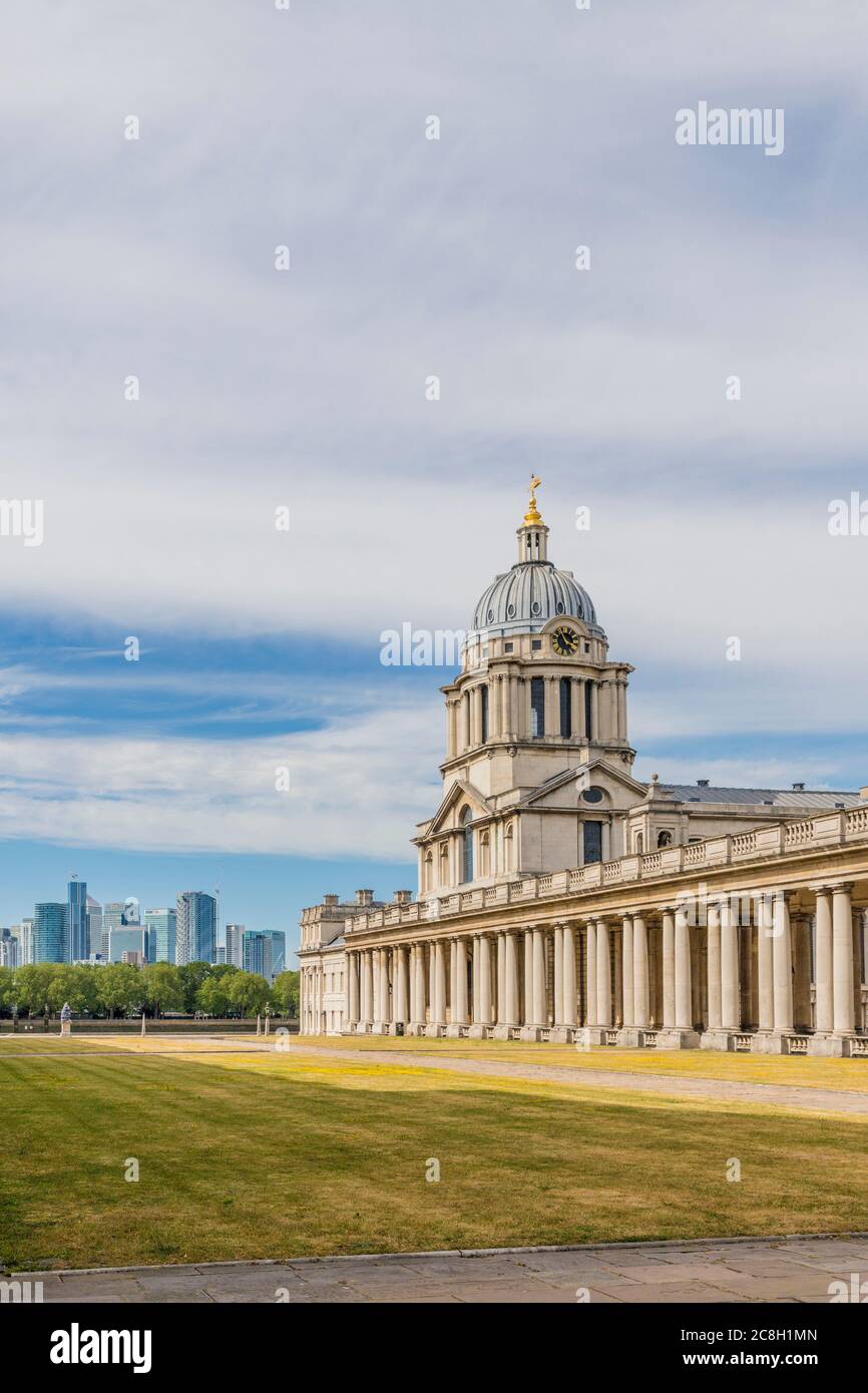 Una vista tipica di Greenwich Foto Stock