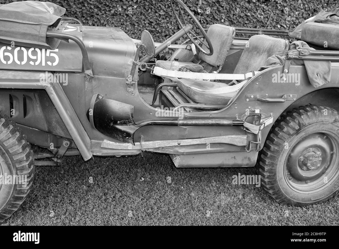 Settembre 2019 - Willys Jeep al Goodwood Revival Foto Stock