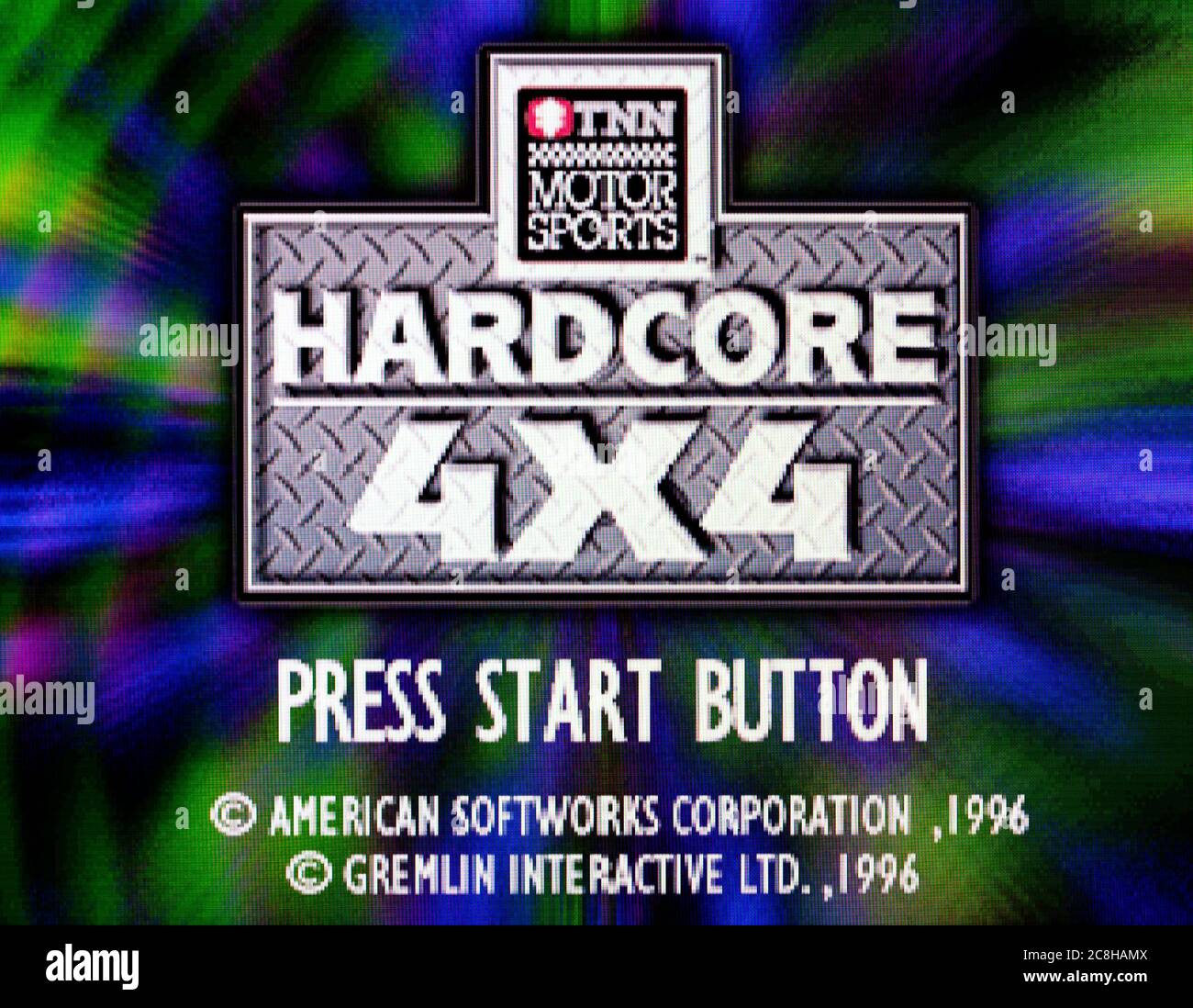 TNN Motor Sports Hardcore 4x4 - sega Saturn Videogame - solo per uso editoriale Foto Stock