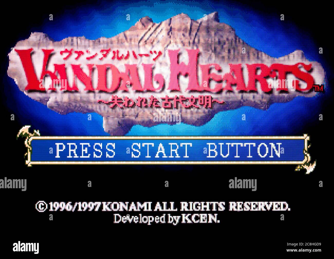 Vandal hearts - Ushinawereta Kodai Bunmei - sega Saturn Videogame - solo per uso editoriale Foto Stock