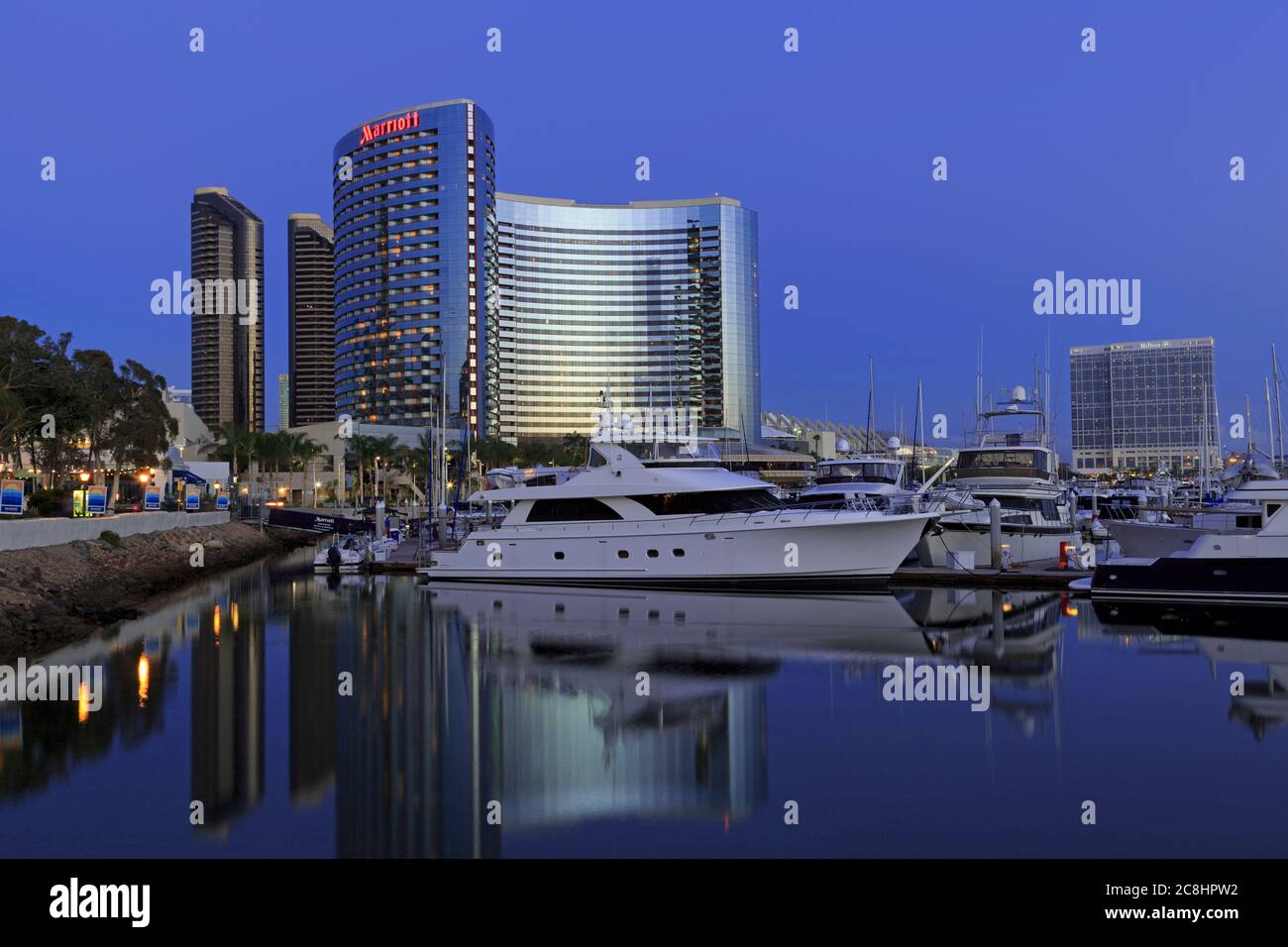 Embarcadero Marina, San Diego, California, Stati Uniti d'America Foto Stock