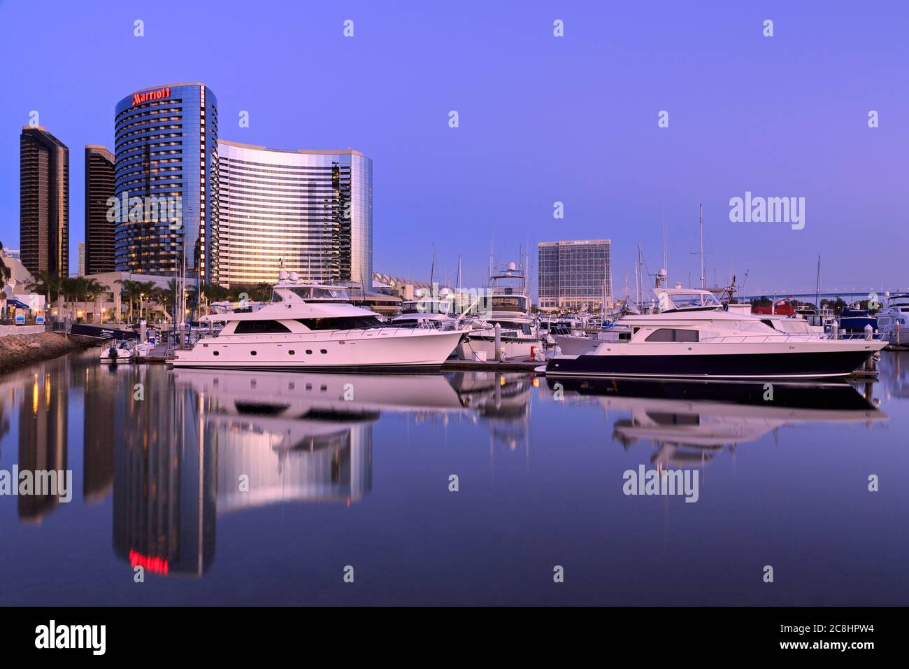 Embarcadero Marina, San Diego, California, Stati Uniti d'America Foto Stock