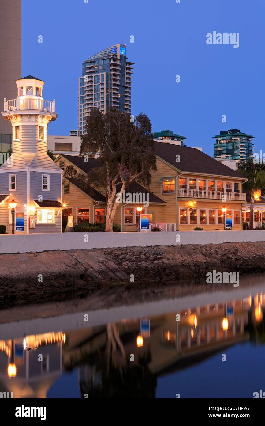 Embarcadero Marina, San Diego, California, Stati Uniti d'America Foto Stock