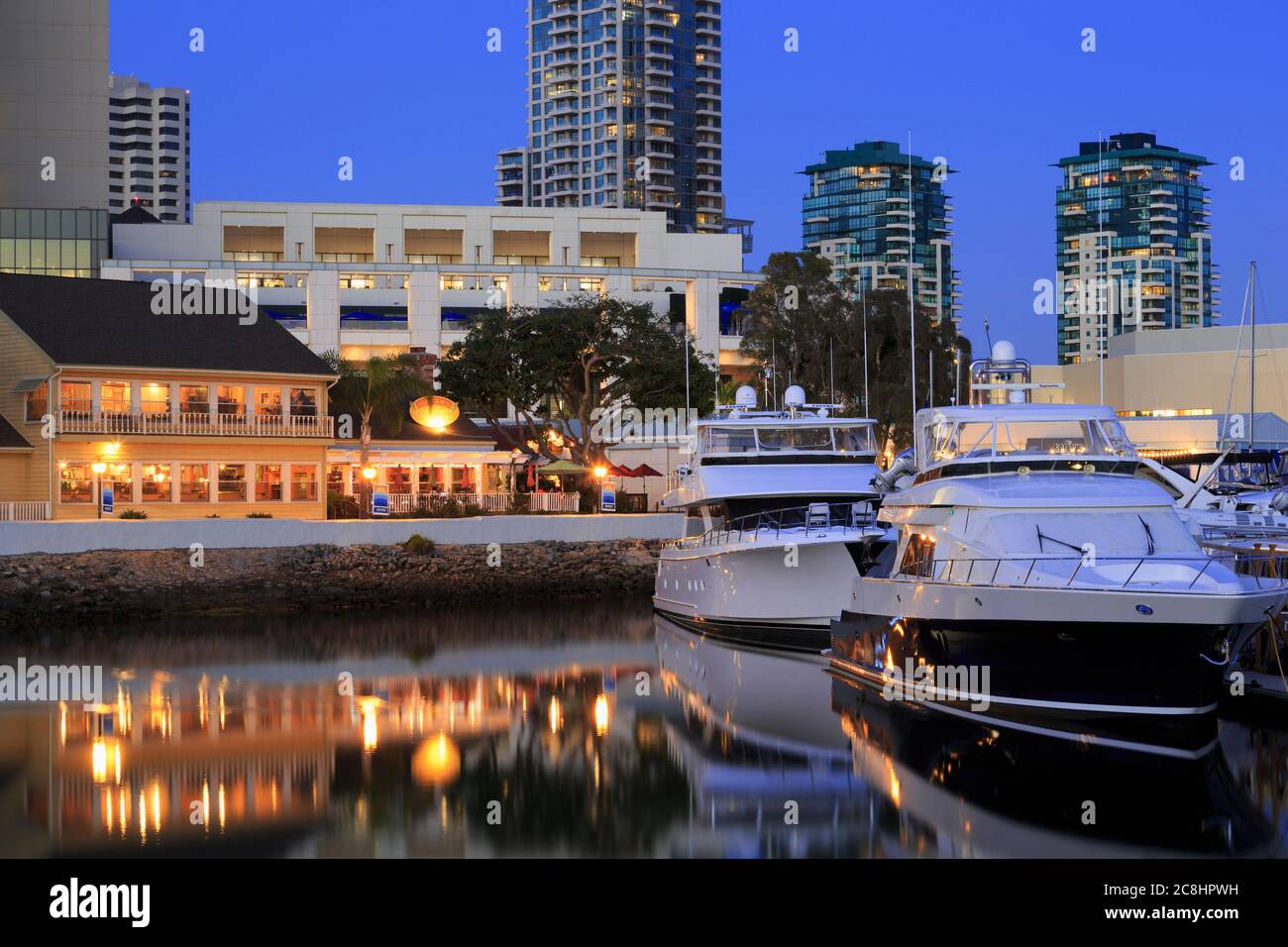 Embarcadero Marina, San Diego, California, Stati Uniti d'America Foto Stock