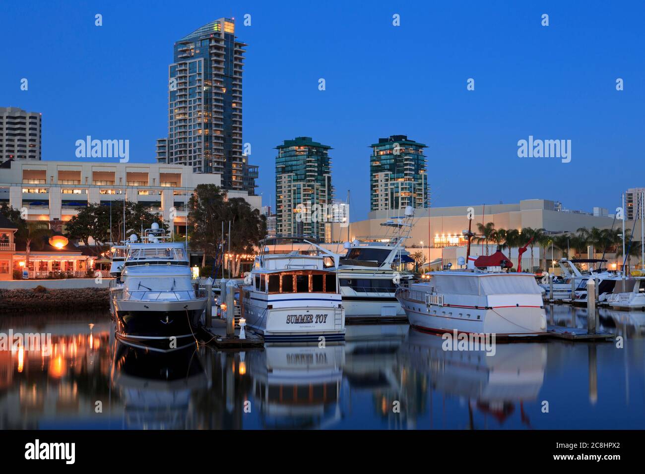 Embarcadero Marina, San Diego, California, Stati Uniti d'America Foto Stock